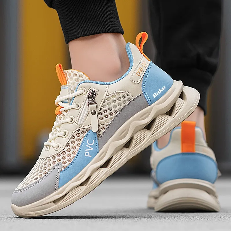 BAKE Shock Absorbers Slip Resistant Breathable Low Top Casual Shoes Men's-12