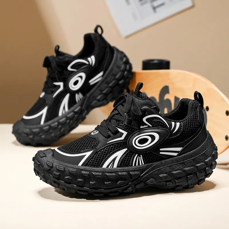 BAKE Slip Resistant, Abrasion Resistant, Lightweight Low Top Chunky Sneakers Unisex-6