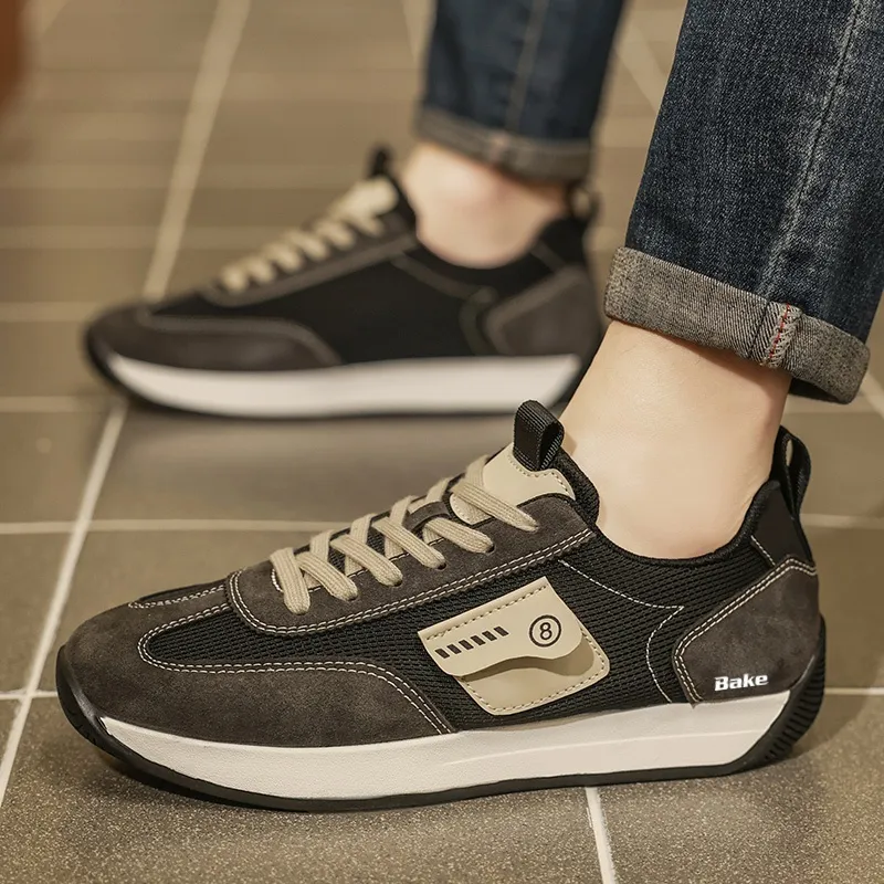 BAKE Shock Absorbers With Slip Resistant And Abrasion Resistant Properties Low Top Casual Shoes Men's-6