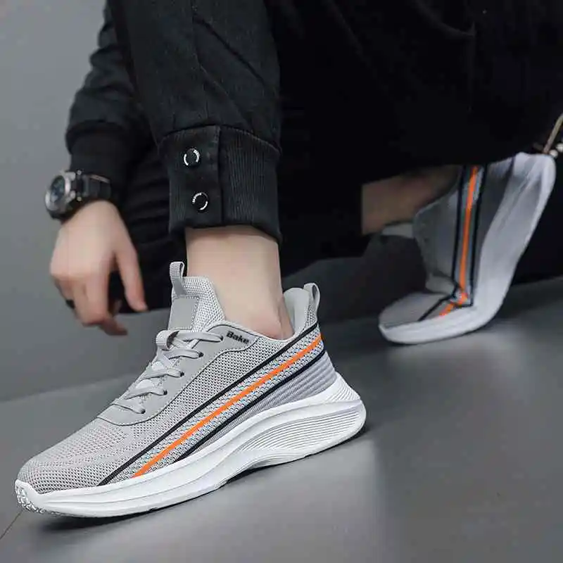 BAKE Anti Slip Wear Resistant Low Top Casual Shoes Men's-7