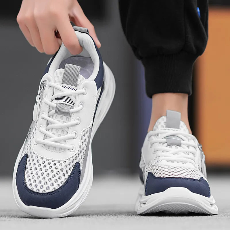 BAKE Shock Absorbers Slip Resistant Breathable Low Top Casual Shoes Men's-1