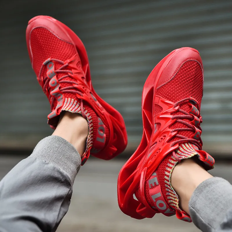 BAKE Shock Absorbers With Slip Resistant And Abrasion Resistant Properties Low Top Casual Shoes Men's-1