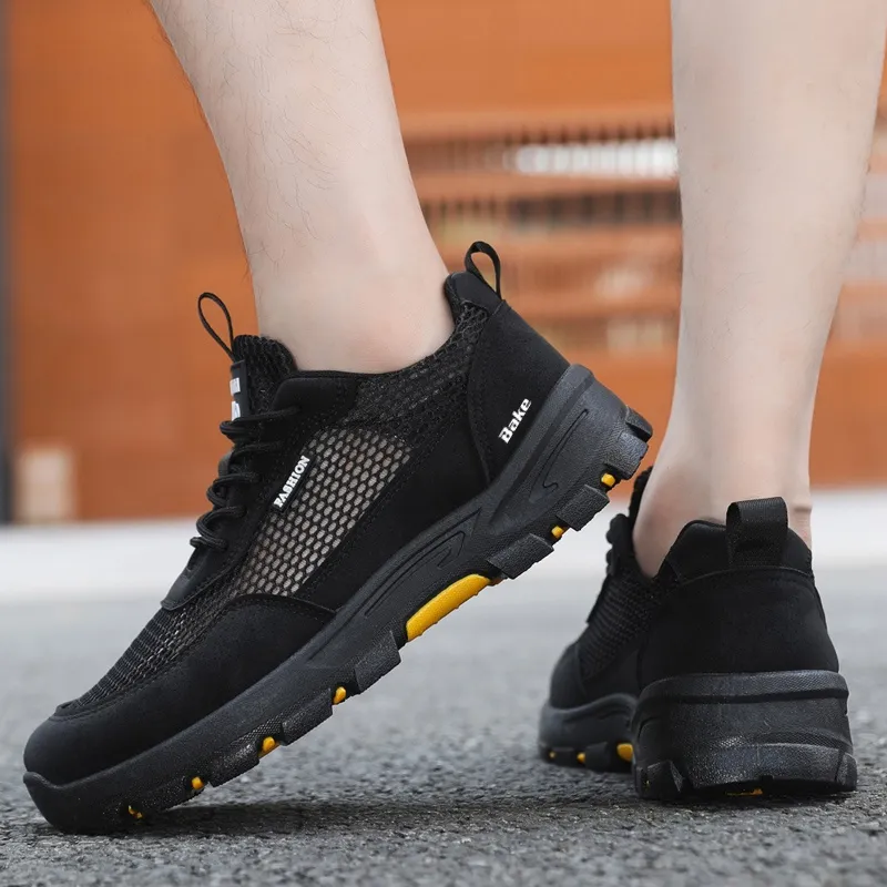 BAKE Shock Absorbers Slip Resistant Breathable Low Top Casual Shoes Men's-10