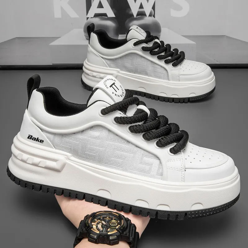 BAKE Slip Resistant, Quick Dry, And Breathable Low Top Skateboard Shoes Men's-6