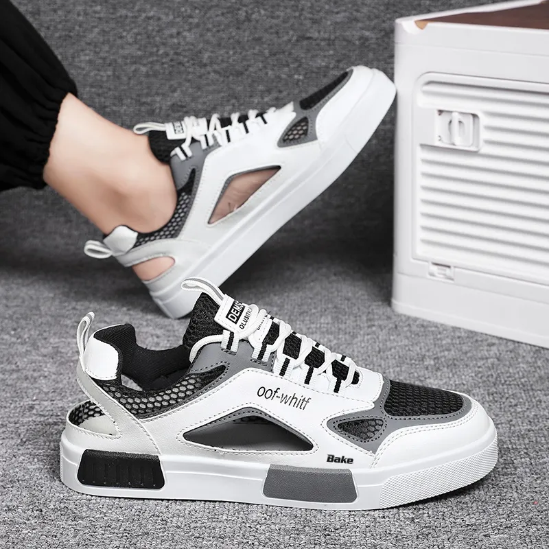 BAKE Non slip Lightweight Low Top Skateboard Shoes Men's-9