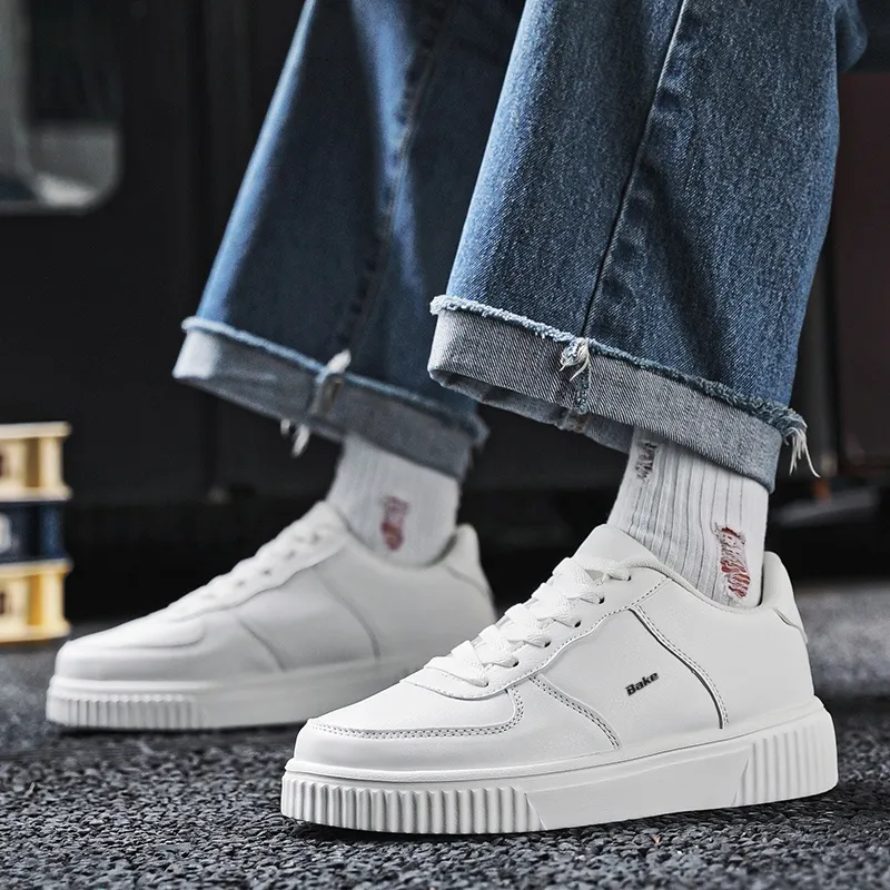 BAKE Anti Slip Wear Resistant Low Top Skateboard Shoes Unisex-2