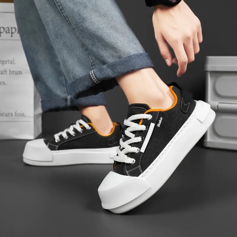 BAKE Slip Resistant Low Top Skateboard Shoes Men's-6