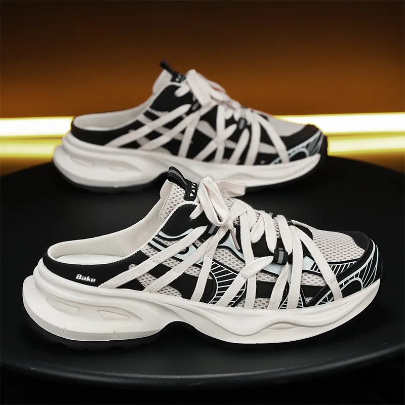 BAKE Odor Resistant Abrasion Resistant Slip Resistant Closed Toe Slippers Men's-13