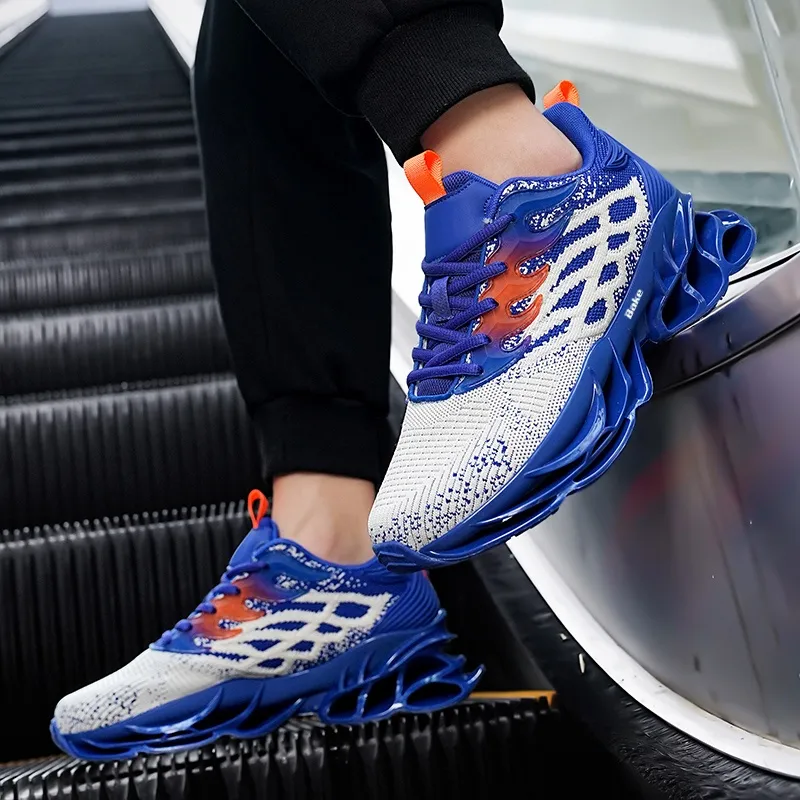 BAKE Shock Absorbers With Slip Resistant And Abrasion Resistant Properties Low Top Casual Shoes Men's-4