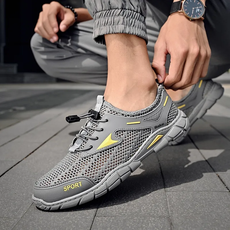 BAKE Slip Resistant, Abrasion Resistant, Lightweight Low Top Casual Shoes Men's-3
