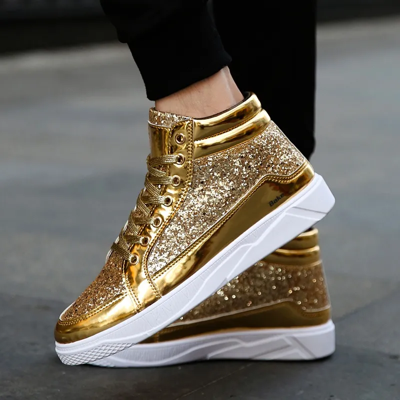 BAKE Slip Resistant Coverage High Top Skateboard Shoes Men's-3