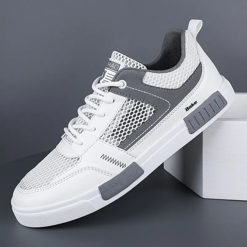 BAKE Slip Resistant, Lightweight, And Breathable Low Top Skateboard Shoes Men's-1