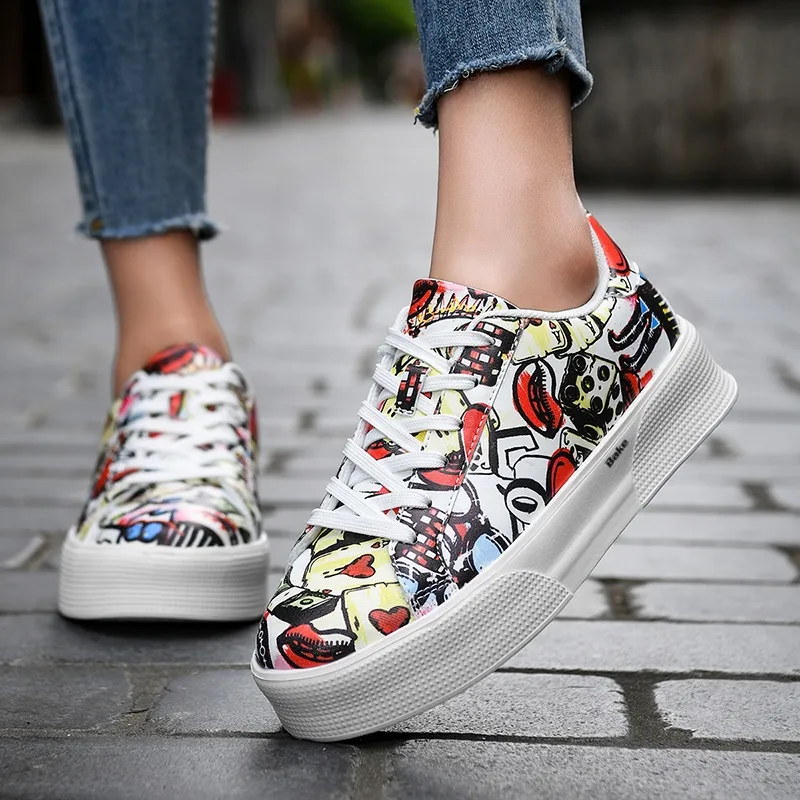 BAKE Slip Resistant, Lightweight, And Breathable Low Top Skateboard Shoes Unisex-1