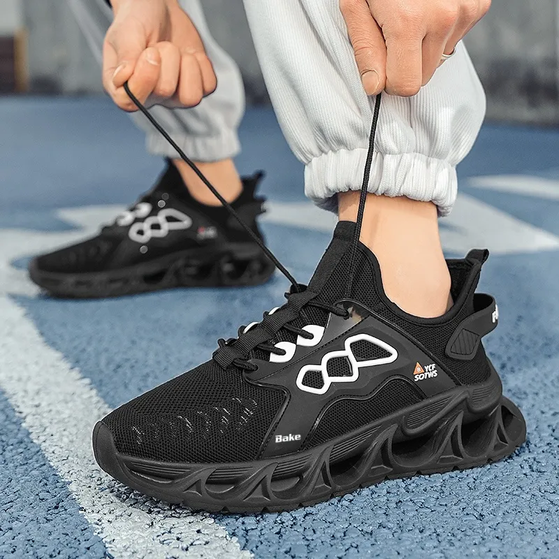 BAKE Anti Slip Wear Resistant Low Top Casual Shoes Men's-9