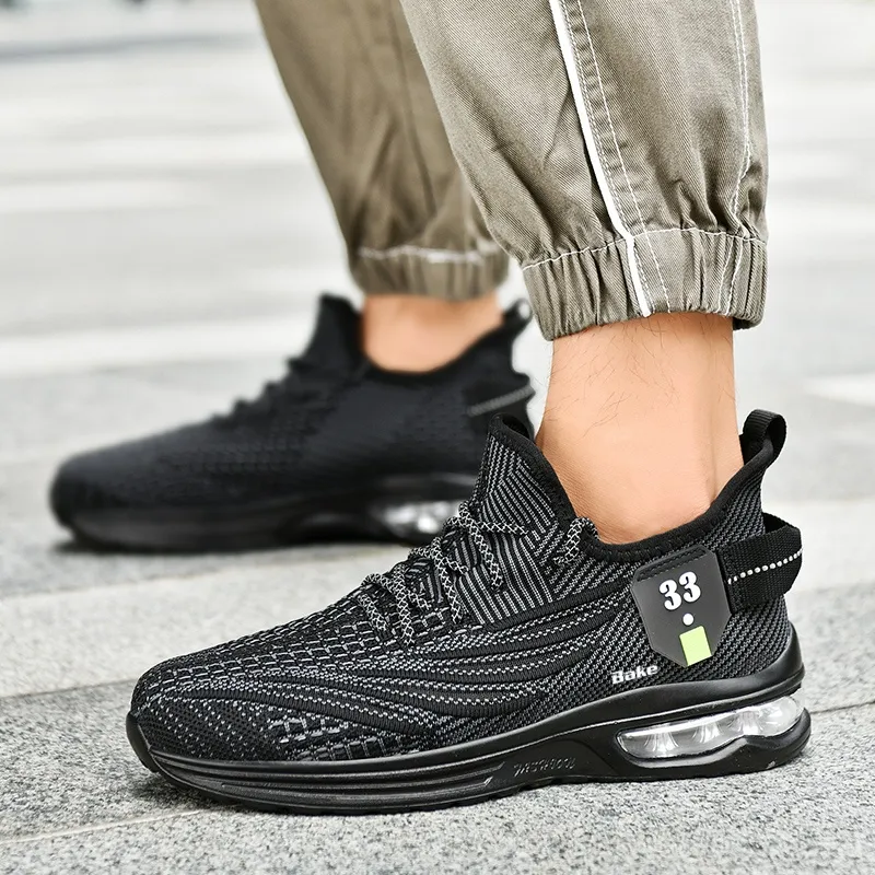 BAKE Slip Resistant, Abrasion Resistant, Lightweight Low Top Casual Shoes Men's-12