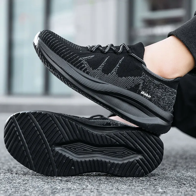 BAKE Shock Absorbers With Slip Resistant And Abrasion Resistant Properties Low Top Casual Shoes Men's-8