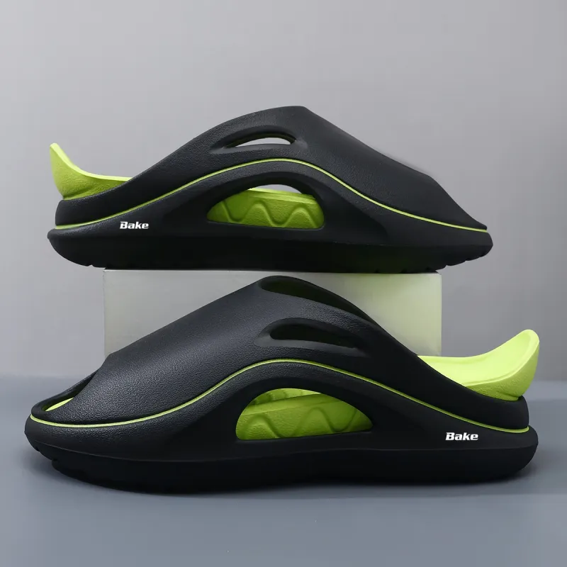 BAKE Slip Resistant Odor Resistant Abrasion Resistant Slide Slippers Unisex-1