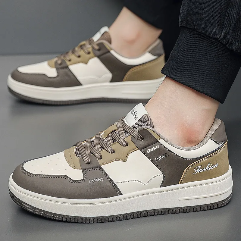 BAKE Slip Resistant, Abrasion Resistant, Breathable Low Top Skateboard Shoes Men's-4