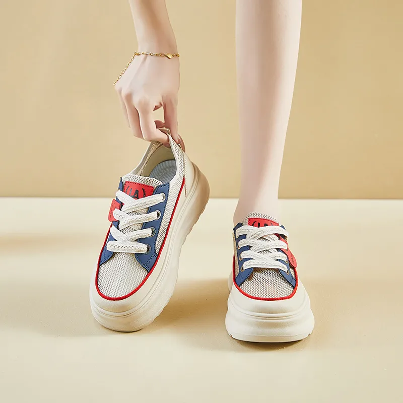 BAKE Slip Resistant And Breathable Low Top Casual Shoes Women's-2