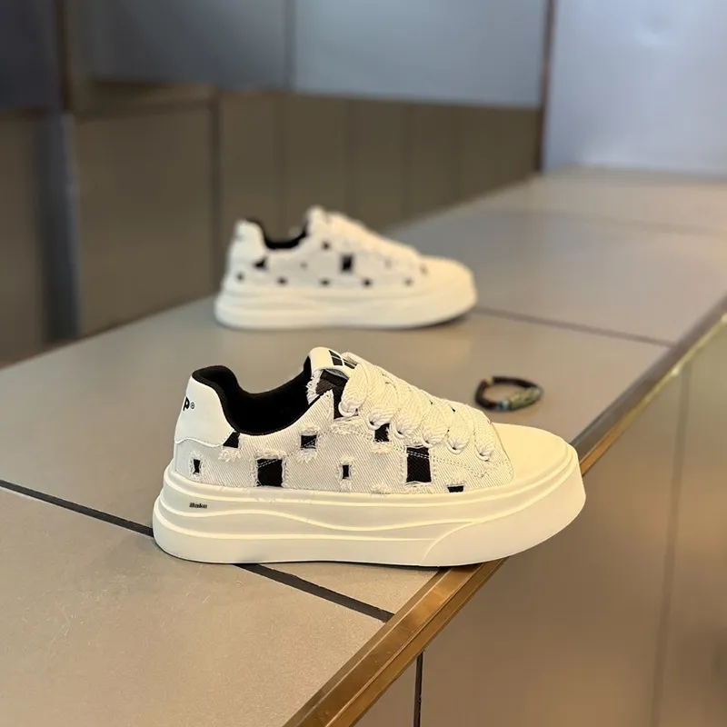 BAKE Anti Slip Wear Resistant Low Top Skateboard Shoes Men's-10