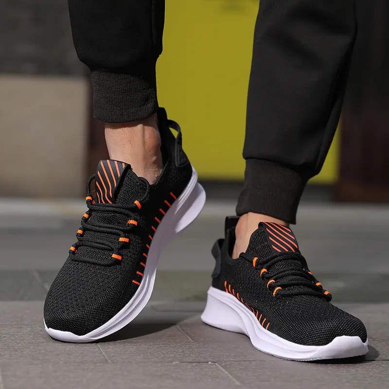 BAKE Anti Slip Wear Resistant Low Top Casual Shoes Men's-3