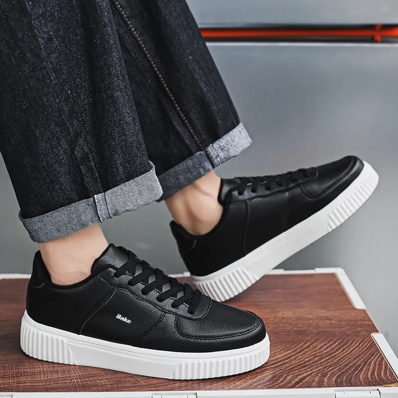 BAKE Anti Slip Wear Resistant Low Top Skateboard Shoes Unisex-7