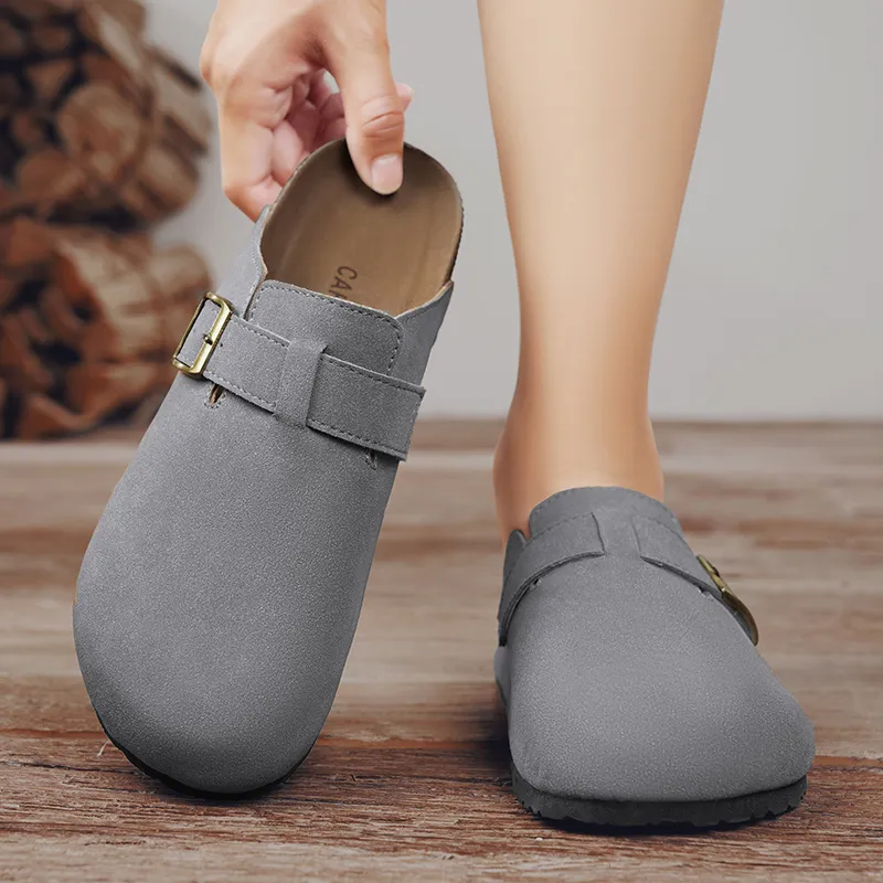 BAKE Quiet Abrasion Resistant Slip Resistant Closed Toe Slippers Men's-7