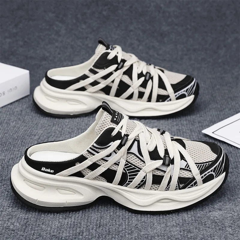 BAKE Odor Resistant Abrasion Resistant Slip Resistant Closed Toe Slippers Men's-14