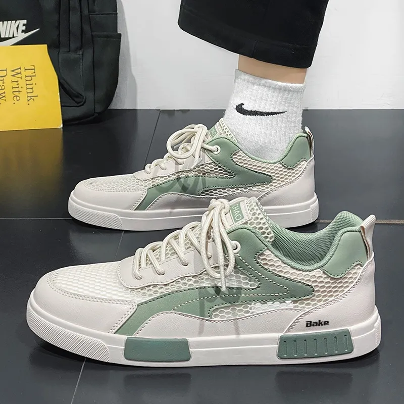 BAKE Slip Resistant Cushioning And Breathable Low Top Skateboard Shoes Men's-9