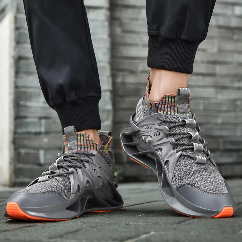 BAKE Shock Absorbers With Slip Resistant And Abrasion Resistant Properties Low Top Casual Shoes Men's-7