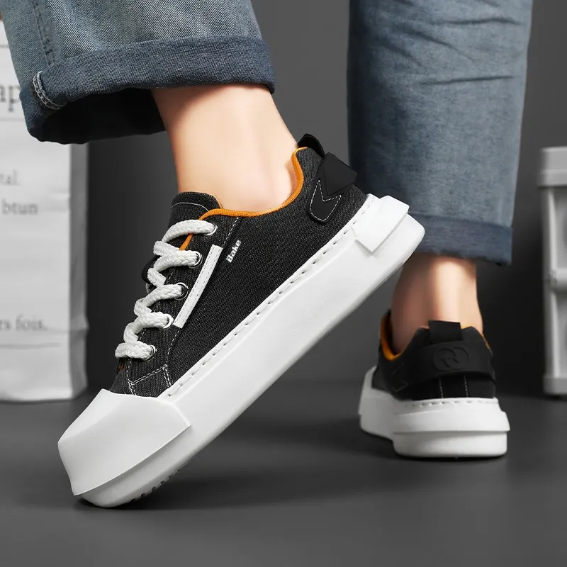 BAKE Slip Resistant Low Top Skateboard Shoes Men's-7