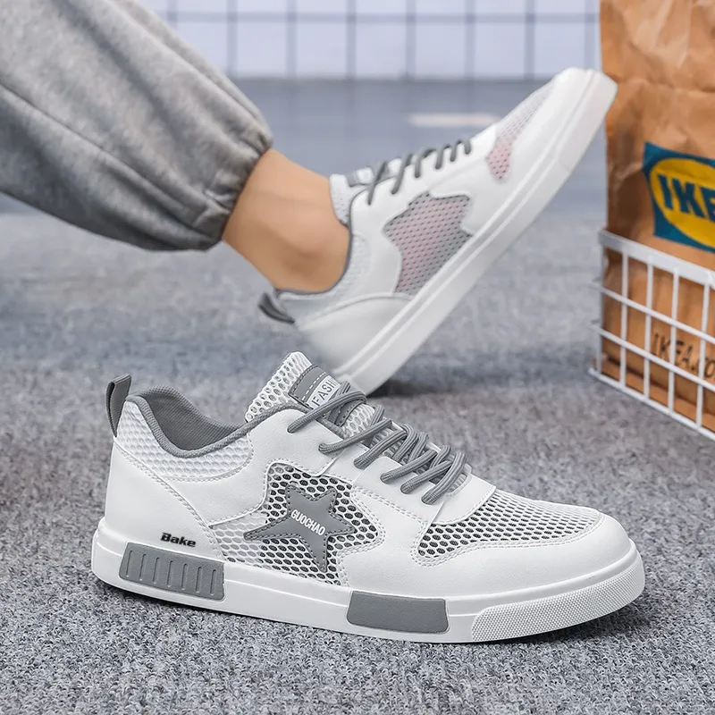 BAKE Slip Resistant, Abrasion Resistant, Lightweight Low Top Skateboard Shoes Men's-6
