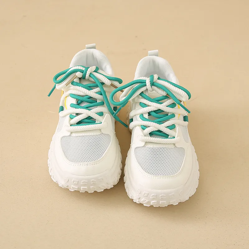 BAKE Abrasion Resistant, Breathable, Lightweight Low Top Chunky Sneakers Women's-5