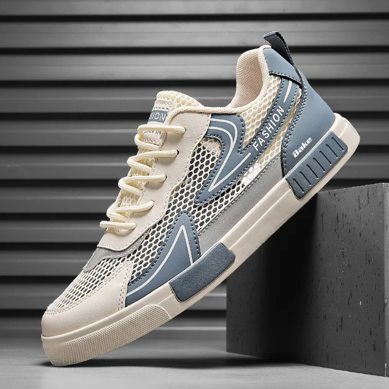 BAKE Slip Resistant Shock Absorbers Lightweight Low Top Skateboard Shoes Men's-2