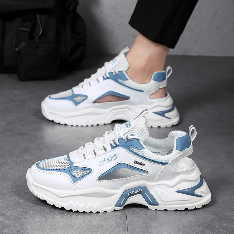 BAKE Breathable And Wear resistant Low Top Casual Shoes Men's-4