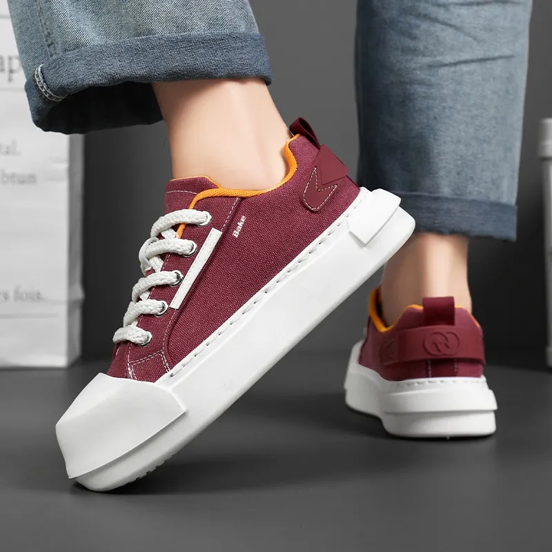 BAKE Slip Resistant Low Top Skateboard Shoes Men's-2