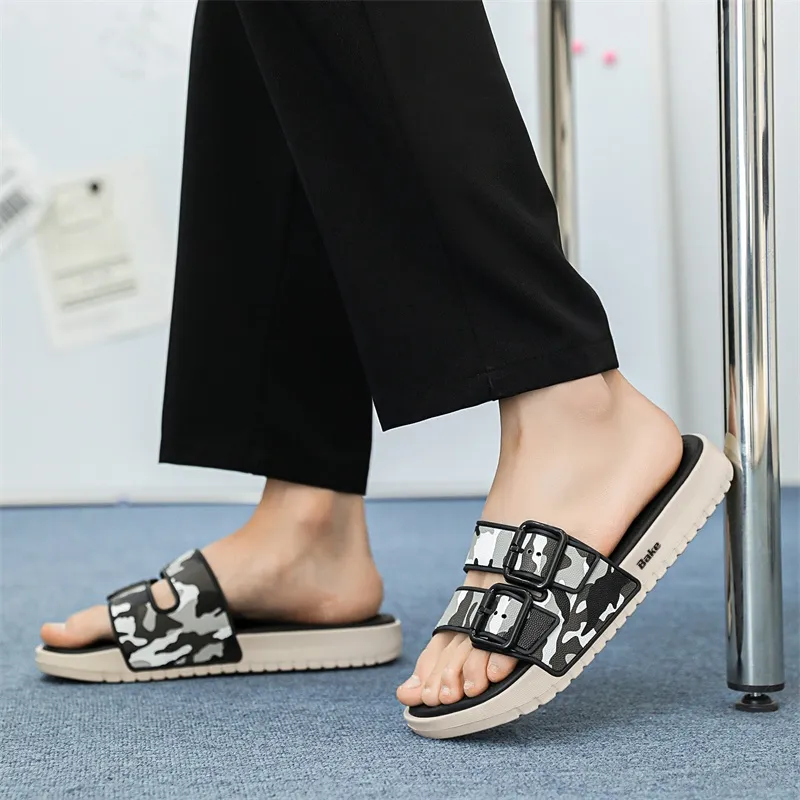 BAKE EVA Slip Resistant Odor Resistant Abrasion Resistant Slide Slippers Men's-13