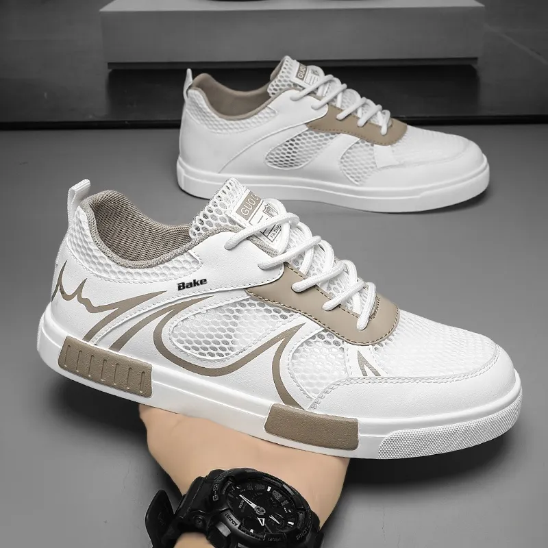 BAKE Slip Resistant, Abrasion Resistant, Breathable Low Top Skateboard Shoes Men's-8