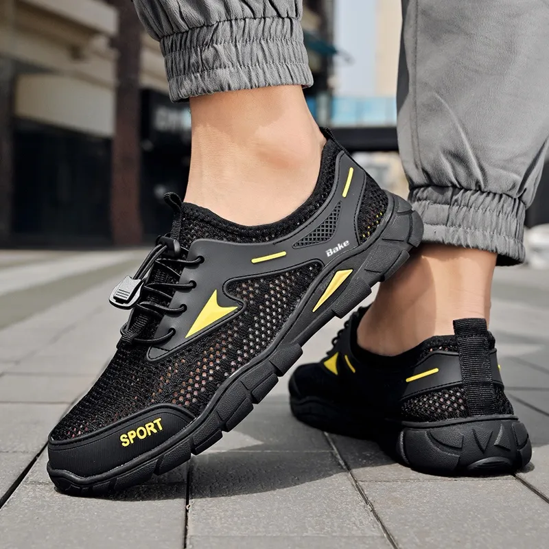 BAKE Slip Resistant, Abrasion Resistant, Lightweight Low Top Casual Shoes Men's-7