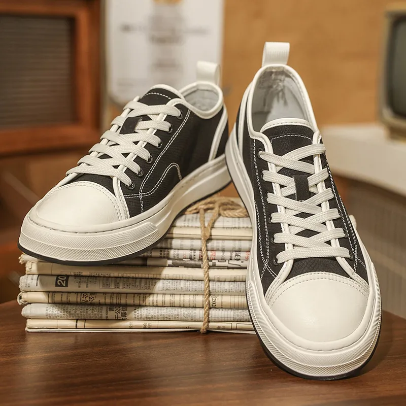 BAKE Abrasion Resistant, Lightweight, And Breathable Low Top Skateboard Shoes Men's-3