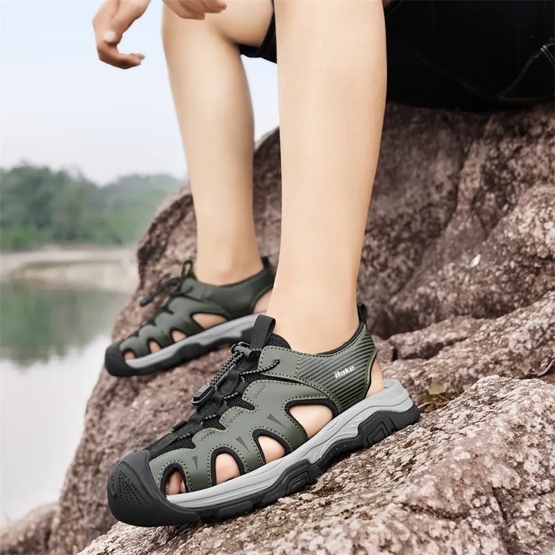 BAKE Anti Slip Wear Resistant River Trekking Shoes Men's-7