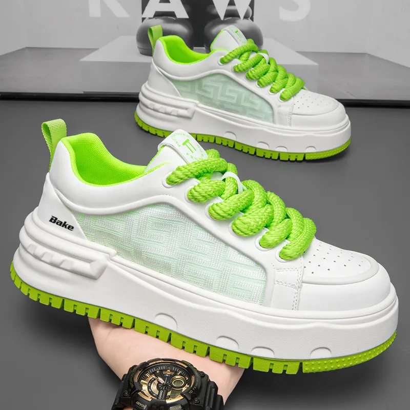 BAKE Slip Resistant, Quick Dry, And Breathable Low Top Skateboard Shoes Men's-1