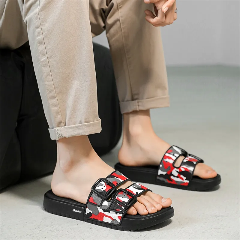 BAKE EVA Slip Resistant Odor Resistant Abrasion Resistant Slide Slippers Men's-1