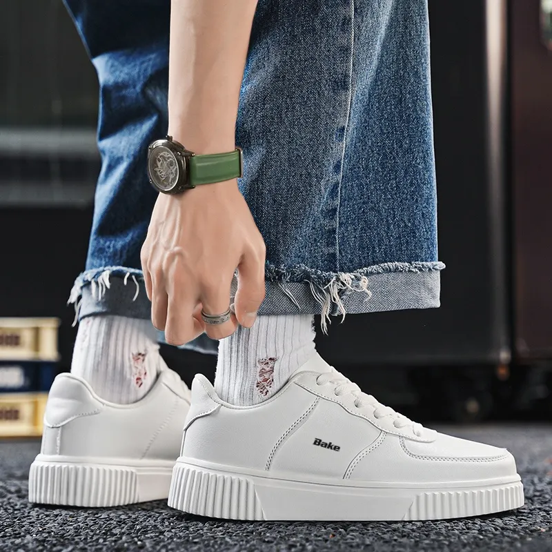 BAKE Anti Slip Wear Resistant Low Top Skateboard Shoes Unisex-1