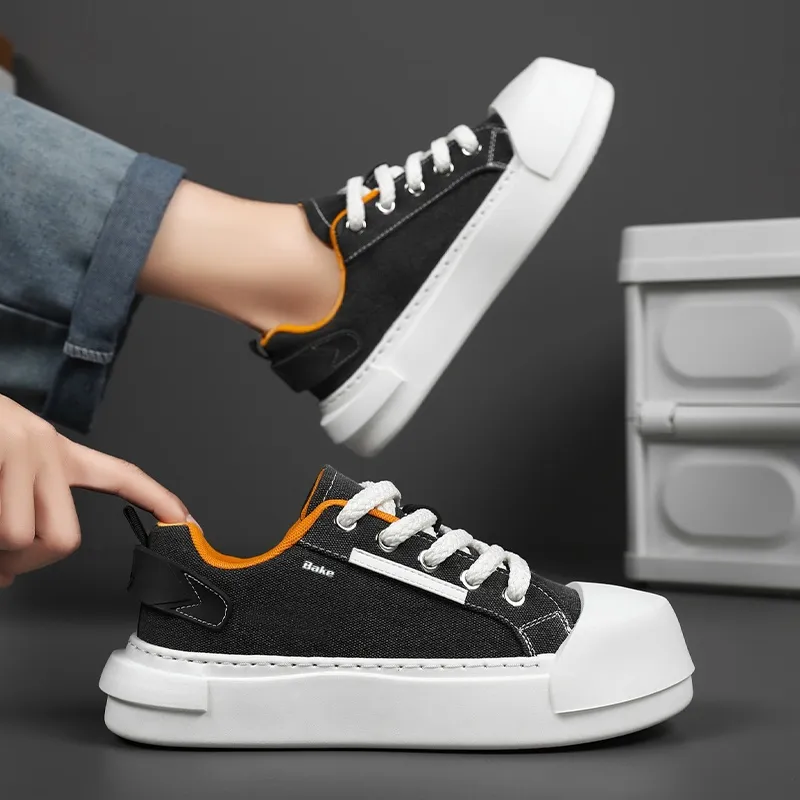 BAKE Slip Resistant Low Top Skateboard Shoes Men's-9