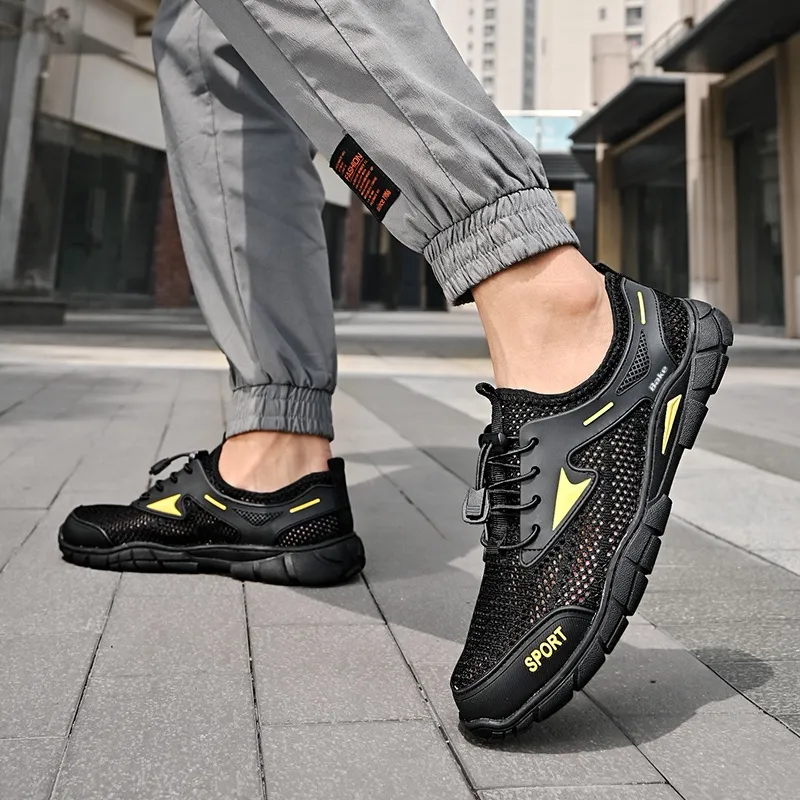 BAKE Slip Resistant, Abrasion Resistant, Lightweight Low Top Casual Shoes Men's-9