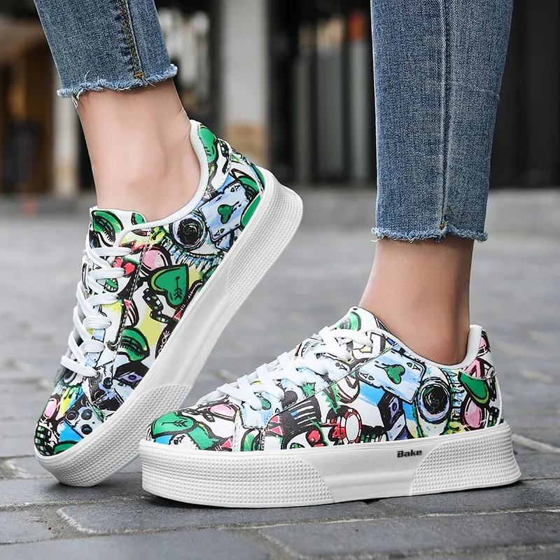BAKE Slip Resistant, Lightweight, And Breathable Low Top Skateboard Shoes Unisex-12