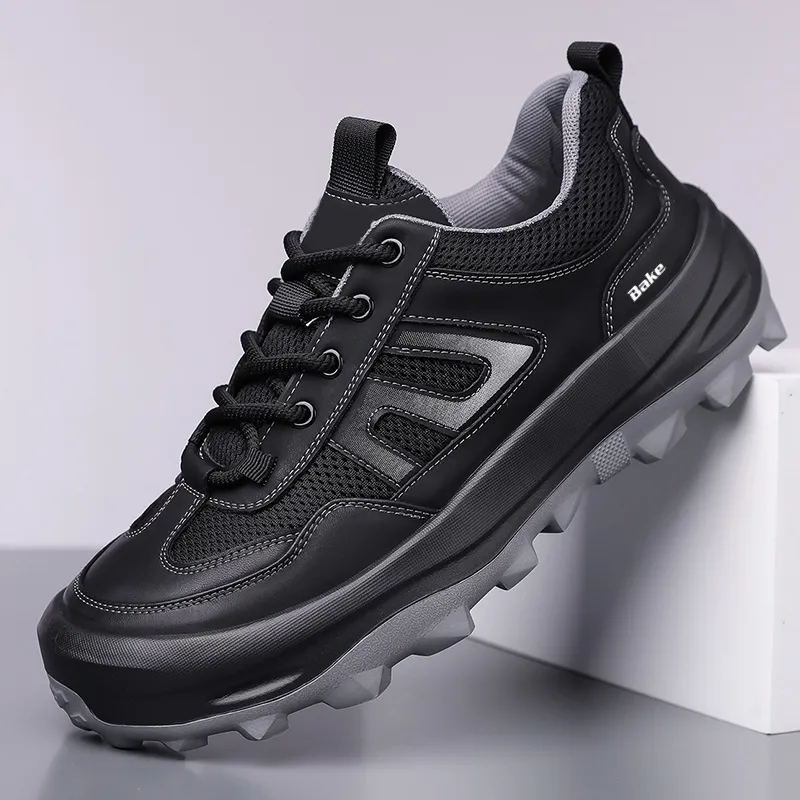 BAKE Cushioning, Breathable, Slip Resistant Low Top Casual Shoes Men's-7