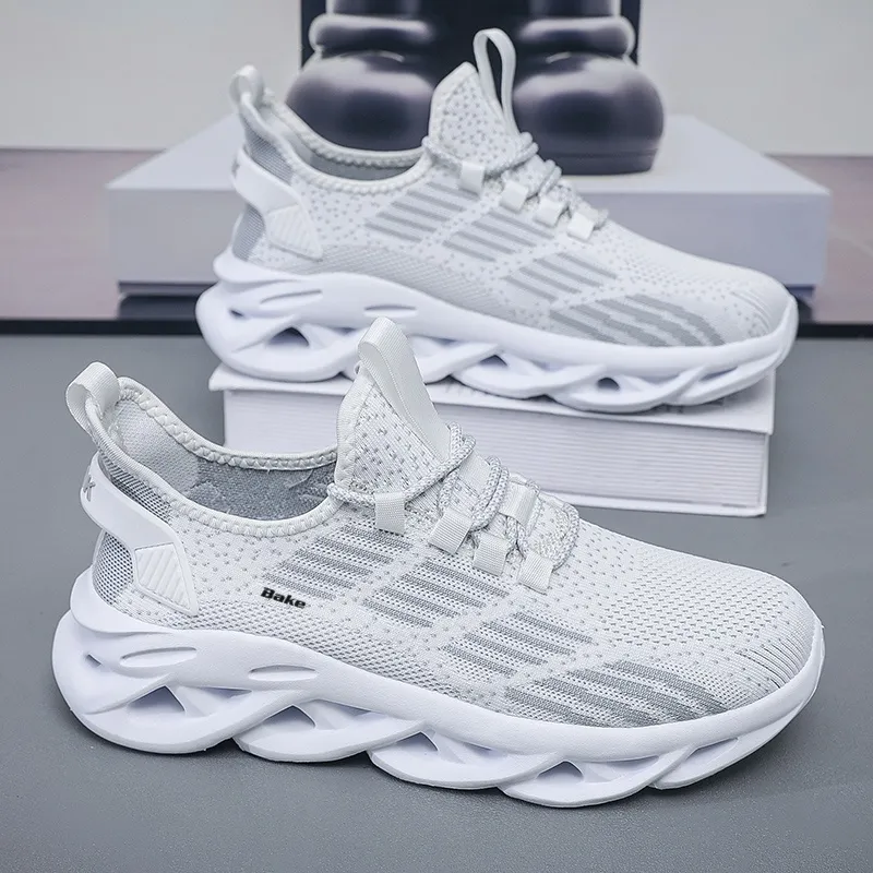 BAKE Slip Resistant, Abrasion Resistant, Breathable Low Top Casual Shoes Men's-4