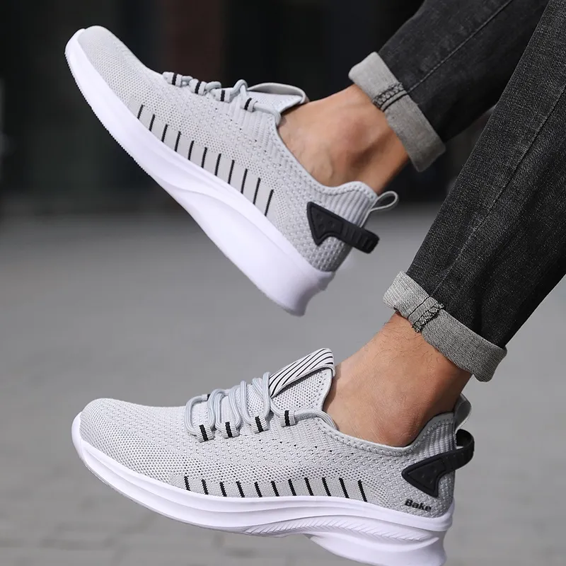 BAKE Anti Slip Wear Resistant Low Top Casual Shoes Men's-12